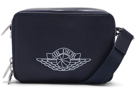 dior x jordan wings messenger bag navy|Dior x Jordan Wings Messenger Bag Navy .